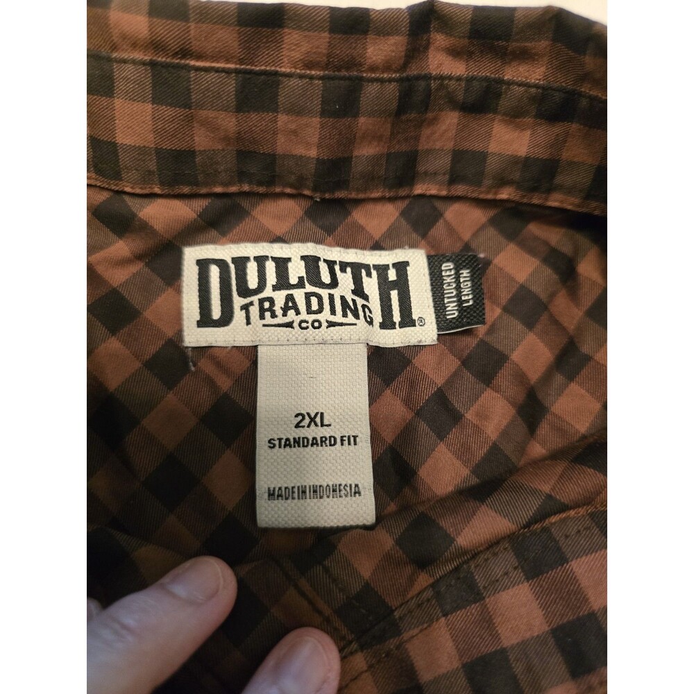 Lot Of 3 Duluth Trading Soft skills Mens Untucked Button Down Shirts Size 2XL - Picture 3 of 12